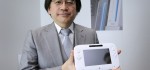 Satoru Iwata with the Wii U Controller