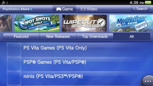 ps vita online store